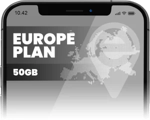 Get a SIM Card with Data for Europe Now Europe-Plan-phone