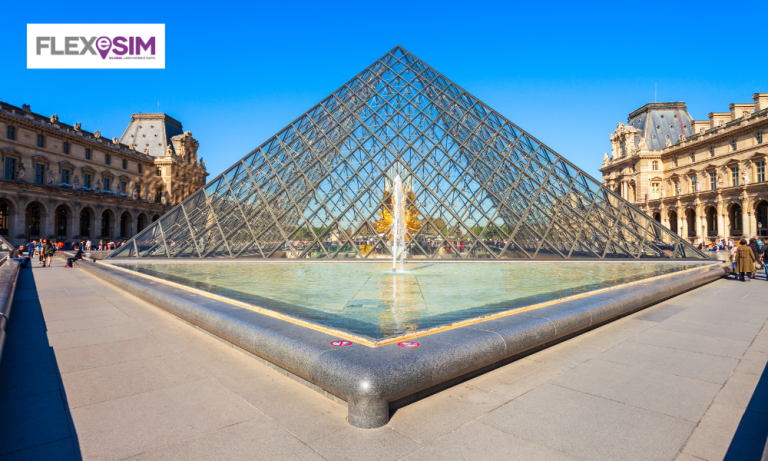 Best UK Sim Card for Tourists visiting France in 2024 - FLEXeSIM - FLEXeSIM